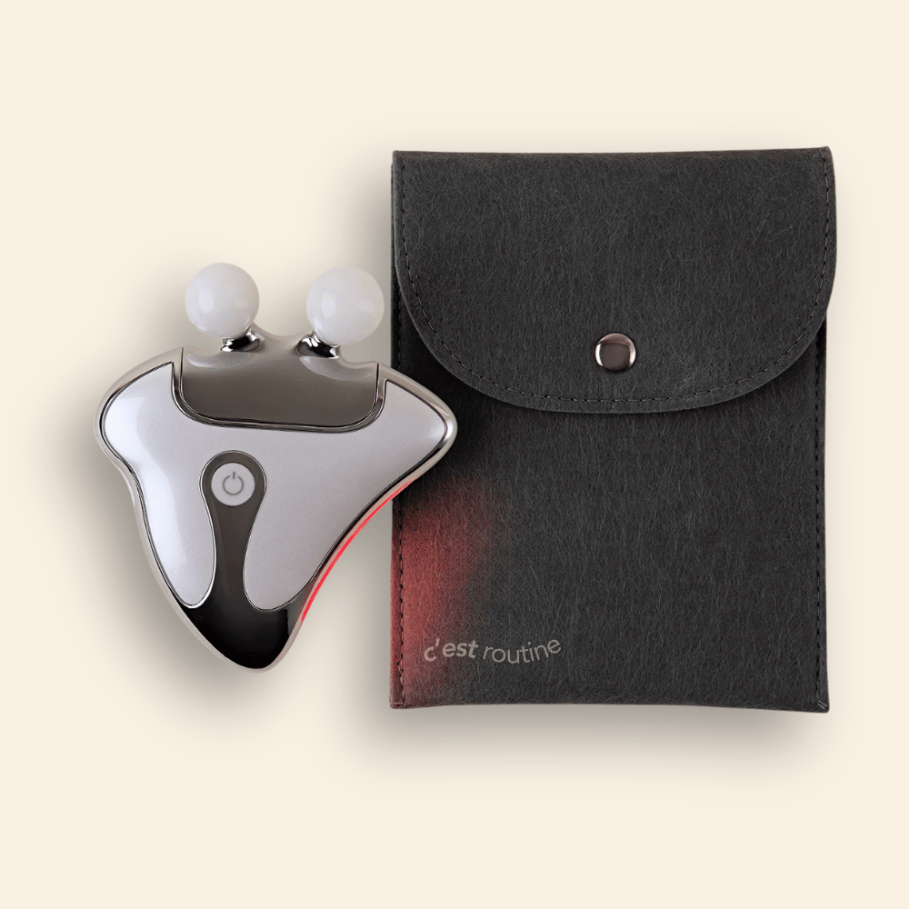 Face-sculping tool with red light 2.0